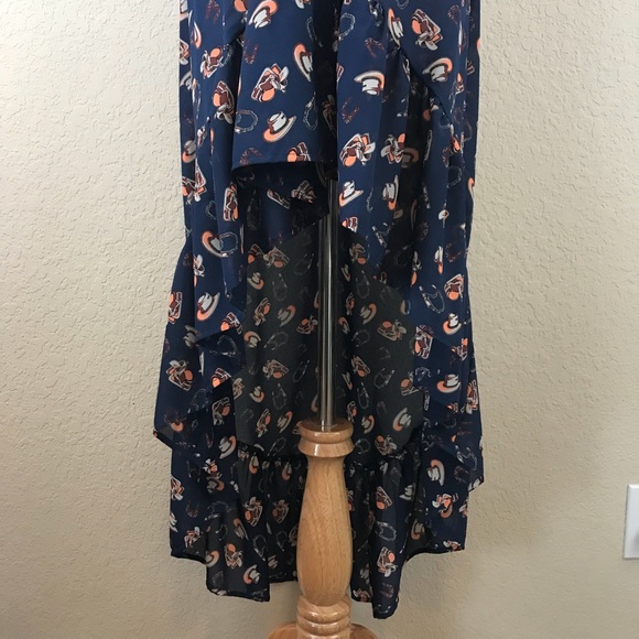 Audrey 3+1 Rodeo So Refined Hi-Lo Blue Dress - Picture 2 of 8